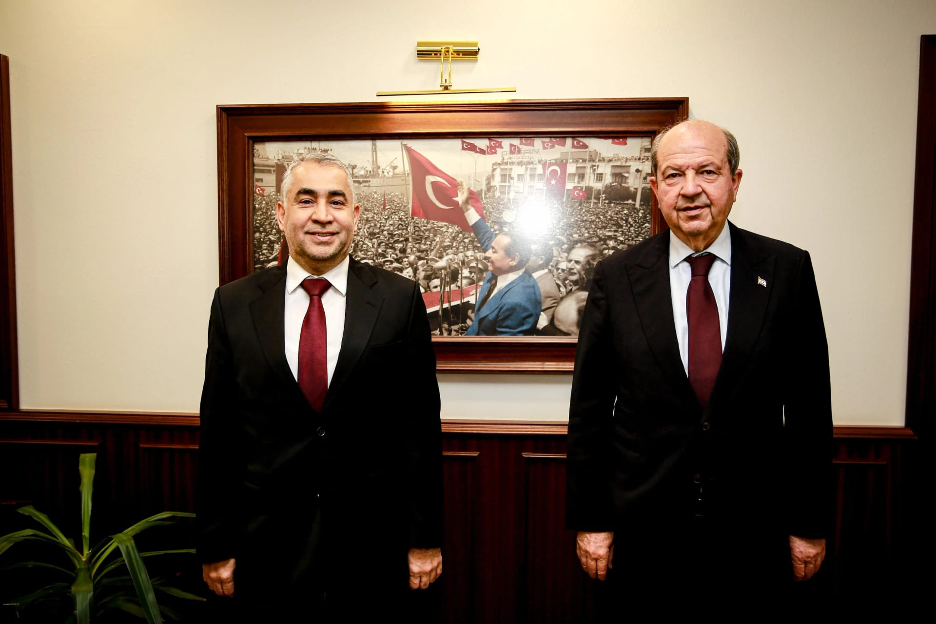 KKTC Cumhurbaşkanı Ersin Tatar ADÜ Rektörü Bülent Kent’i Ziyaret Etti