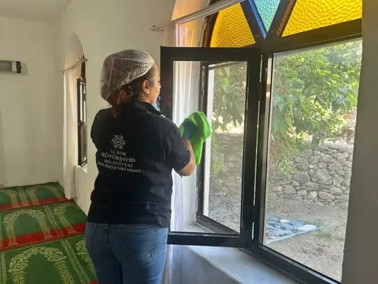 Aydın’da Kurban Bayramı Öncesi Camilerde Temizlik Seferberliği