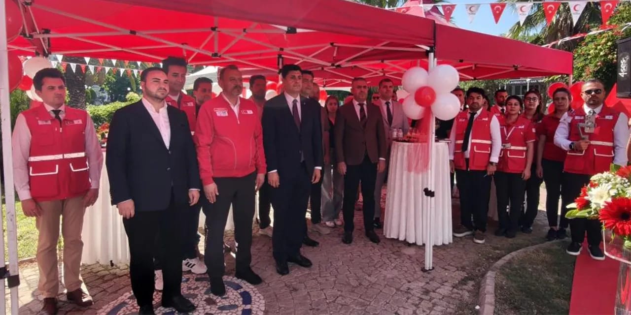 Aydın’da Türk Kızılay Kan Alma Birimi Hizmete Açıldı
