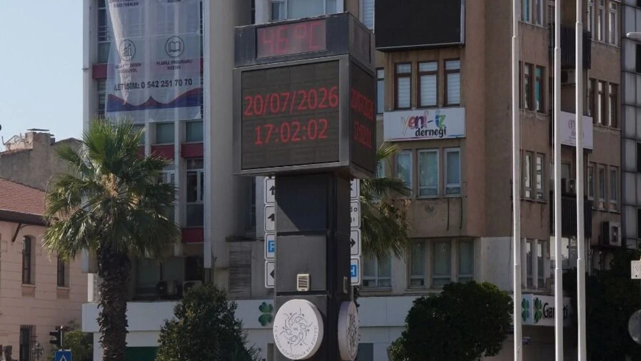 Aydın’da Termometreler 46 Dereceyi Gördü
