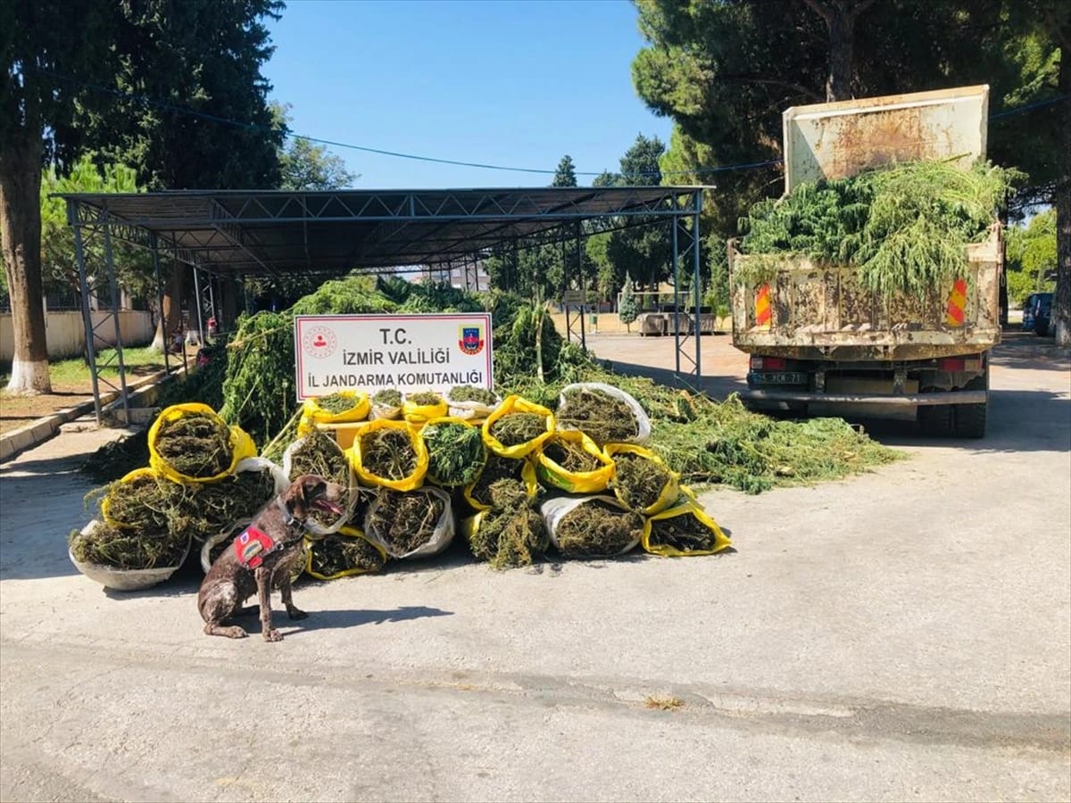 İzmir’de drone destekli uyuşturucu operasyonu