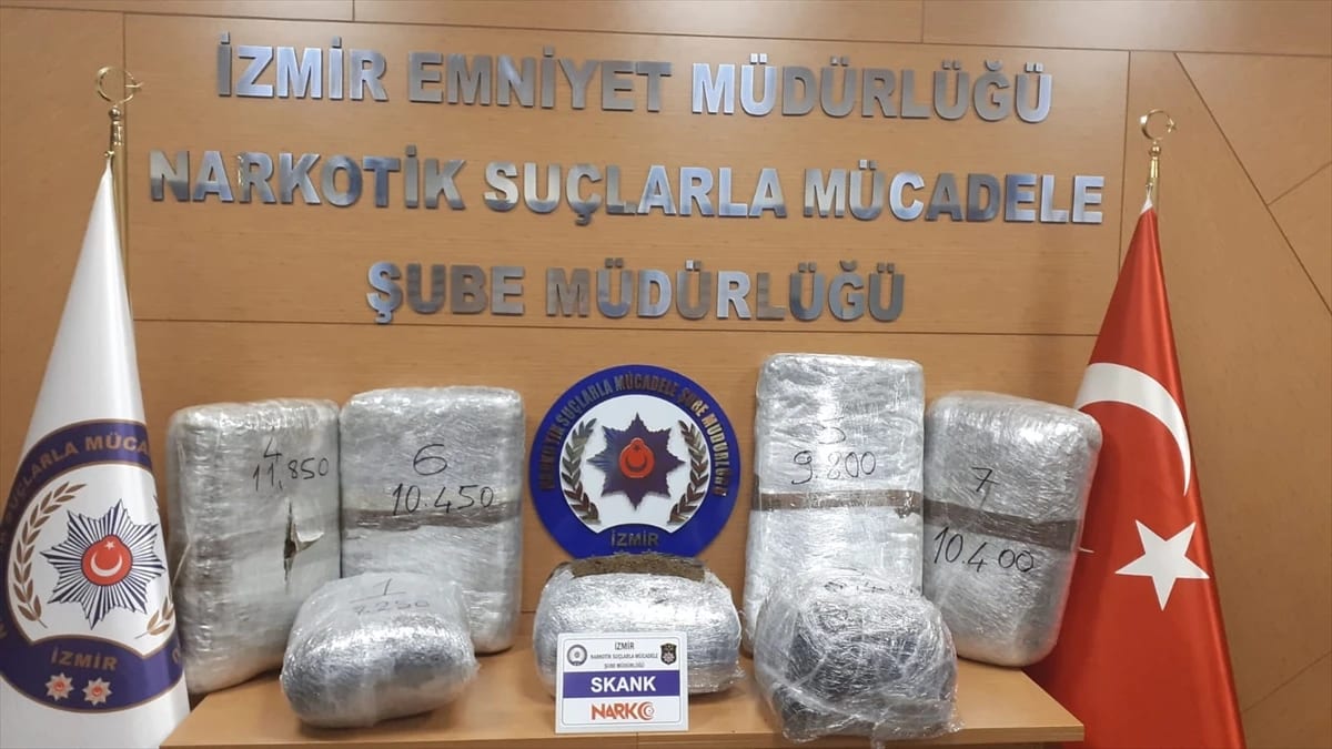 İzmir’de uyuşturucu operasyonunda 6 kişi yakalandı