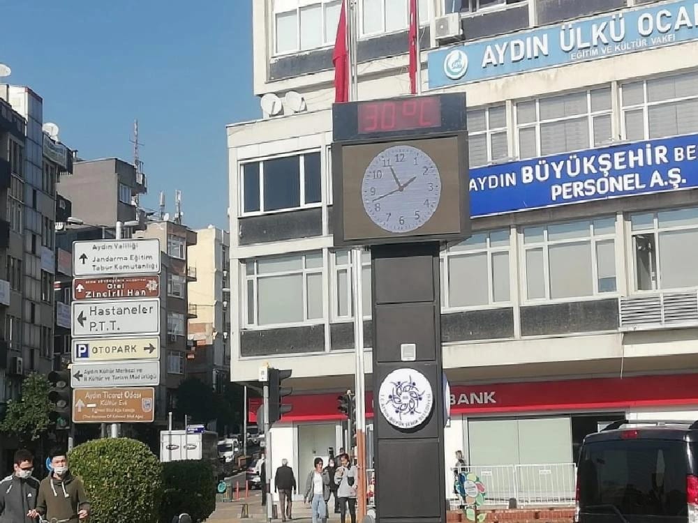 Aydın Kasım ayında yazı yaşıyor