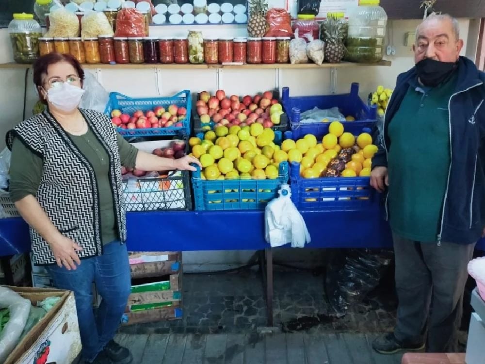 Aydın’da manavlarda kış yoğunluğu başladı