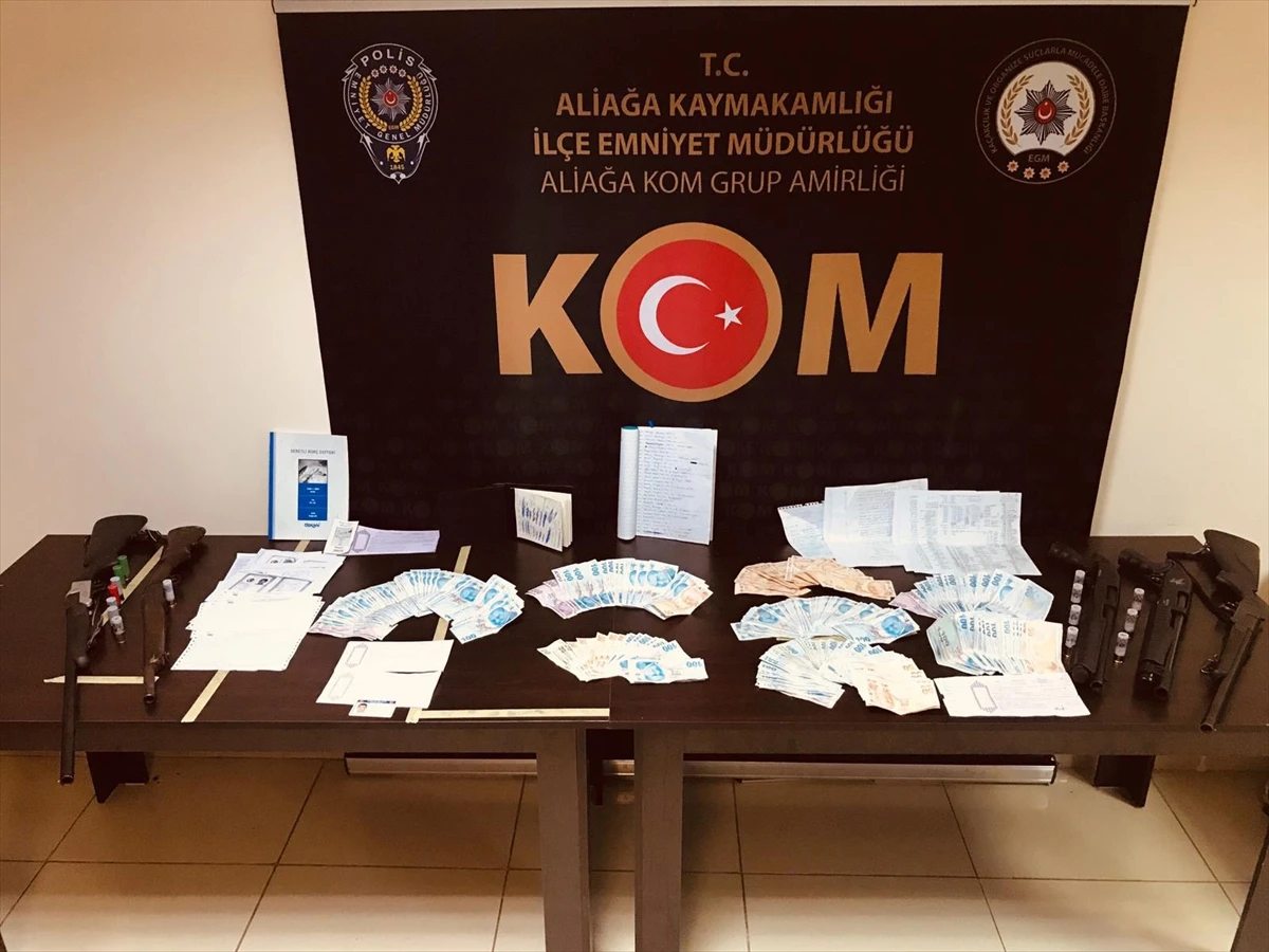 İzmir’de helikopter destekli tefeci operasyonu: 15 gözaltı