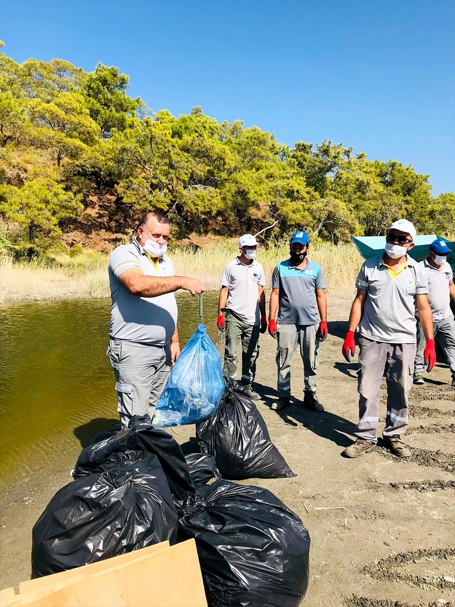 Fethiye’de çevre temizliğinde 850 kilogram atık toplandı