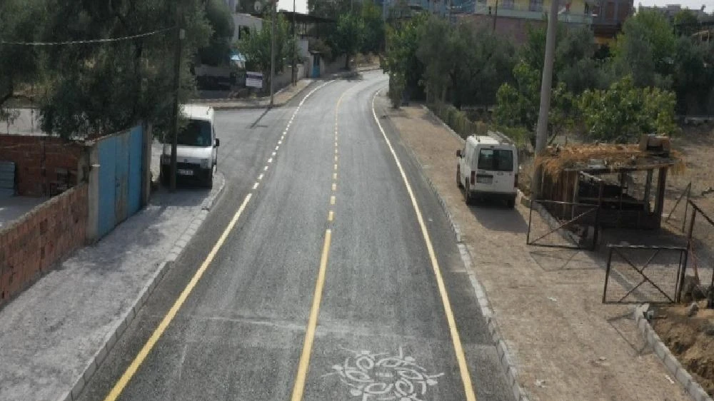 Aydın Büyükşehir Belediyesi Hasköy yolunu sıcak asfaltla buluşturdu