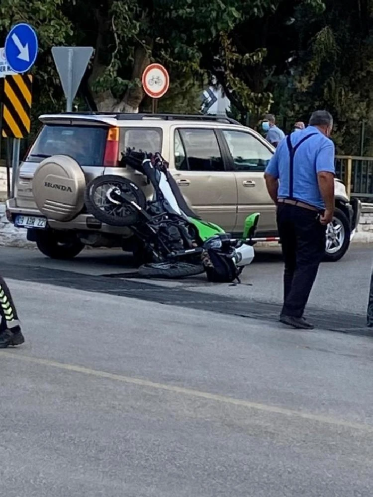 Aydın’da trafik kazası: 1 yaralı