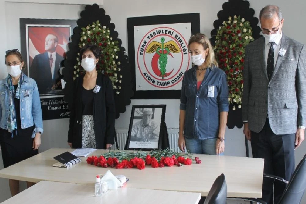 Korona virüsten hayatını kaybeden Dr. Ülkü, Aydın’da anıldı