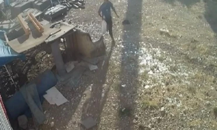Tavukları torbaya koyup çaldı