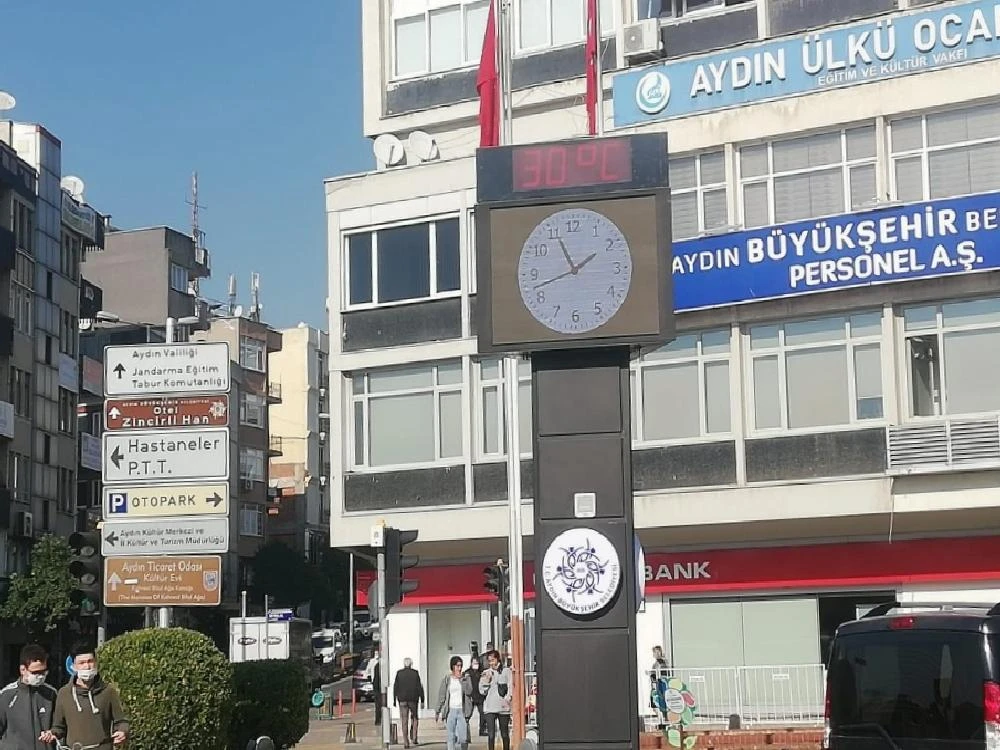 Aydın Kasım ayında yazı yaşıyor