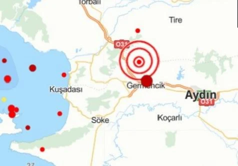 Aydın’da 3.7 şiddetinde deprem meydana geldi