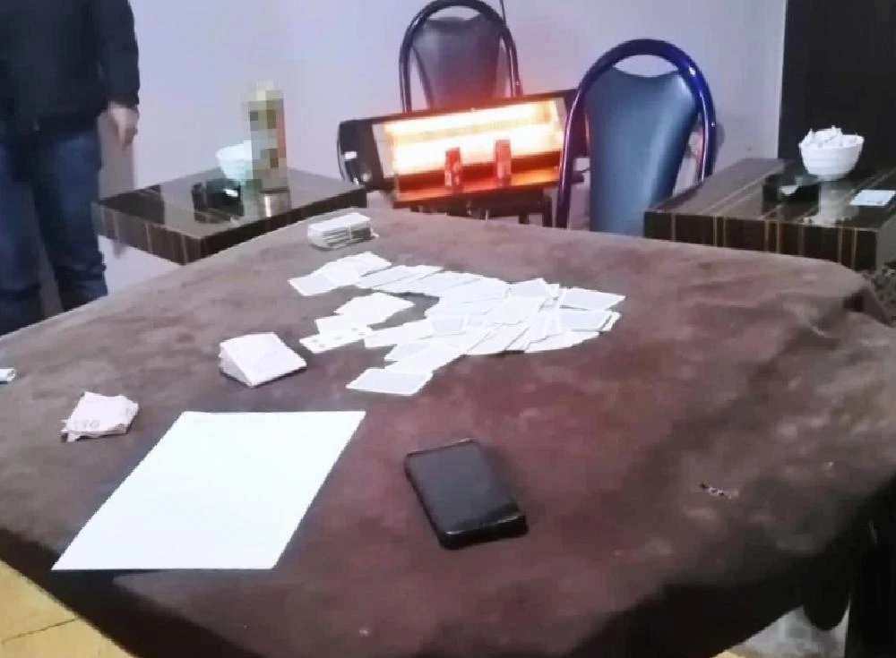 Çine’de 7 kişi kumar oynarken yakalandı
