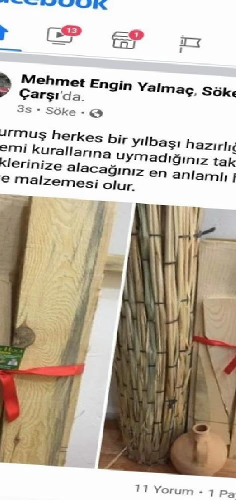Sökeli esnafın ilginç uyarısı günün konusu oldu