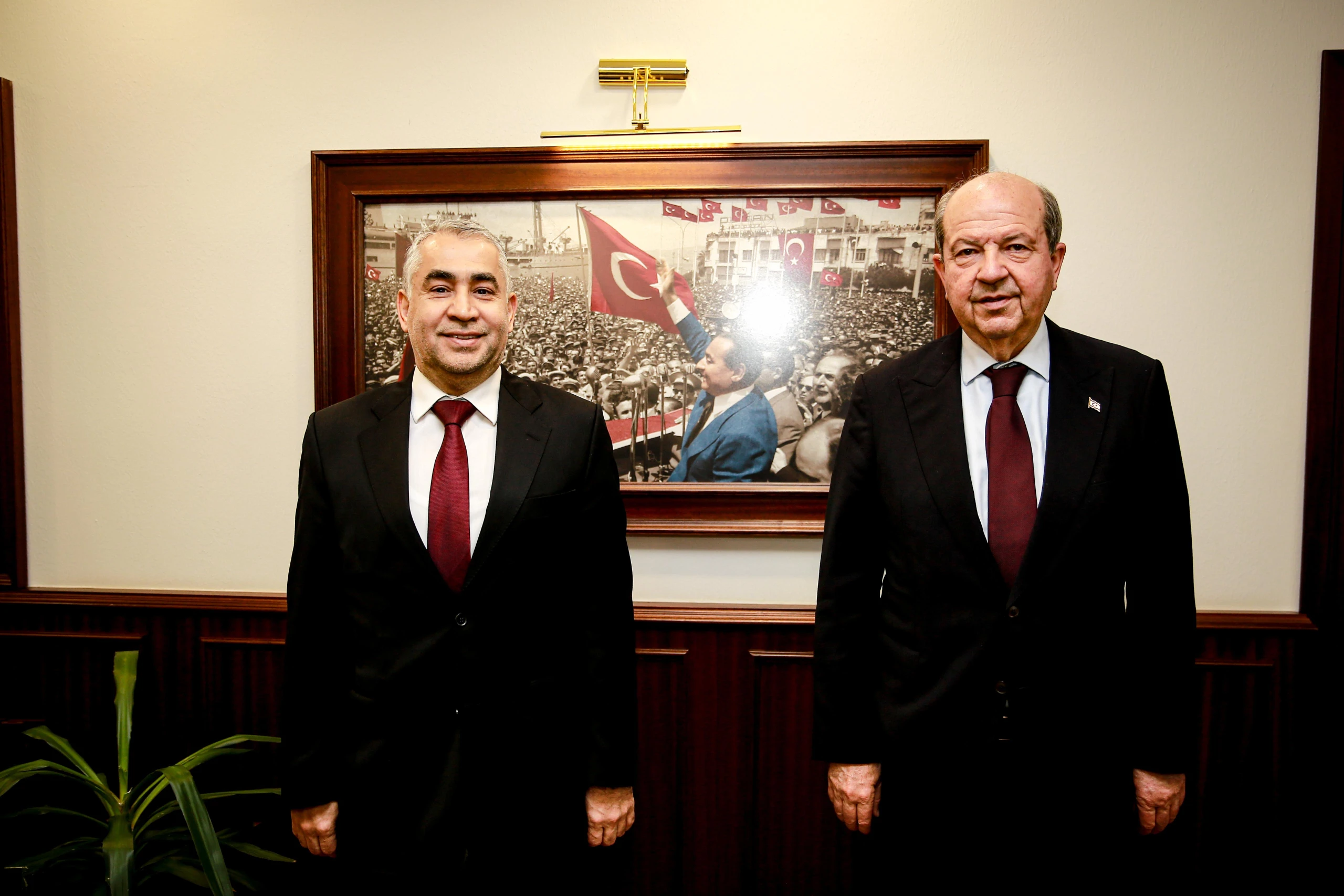 KKTC Cumhurbaşkanı Ersin Tatar ADÜ Rektörü Bülent Kent’i Ziyaret Etti