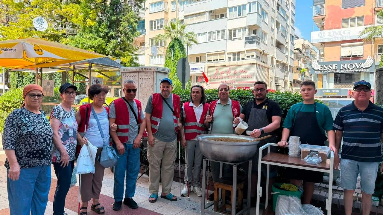 Altı Nokta Körler Derneği’nden Aydın’da 500 Kişilik Aşure Hayrı